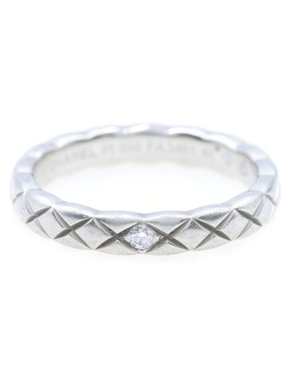 Chanel Coco Crush Mini Ring Diamond Platinum